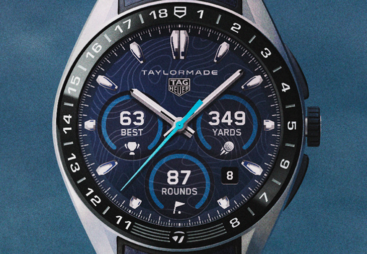 TAG HEUER泰格豪雅Connected Calibre E5智能腕錶45毫米TaylorMade特別版