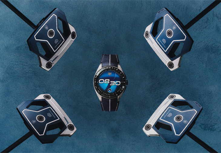 TAG HEUER泰格豪雅Connected Calibre E5智能腕錶45毫米TaylorMade特別版