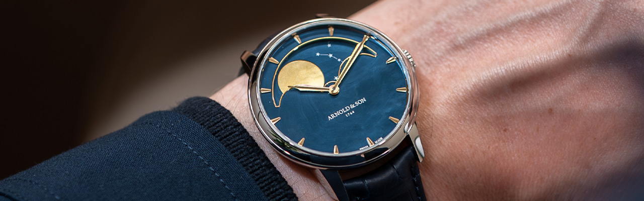 ARNOLD & SON亞諾錶Perpetual Moon 41.5 St Colours Of The Moon月相腕錶