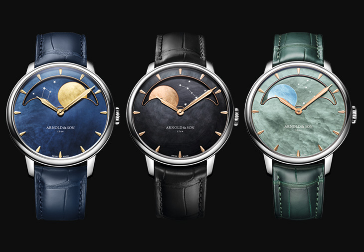 ARNOLD & SON亞諾錶Perpetual Moon 41.5 St Colours Of The Moon月相腕錶