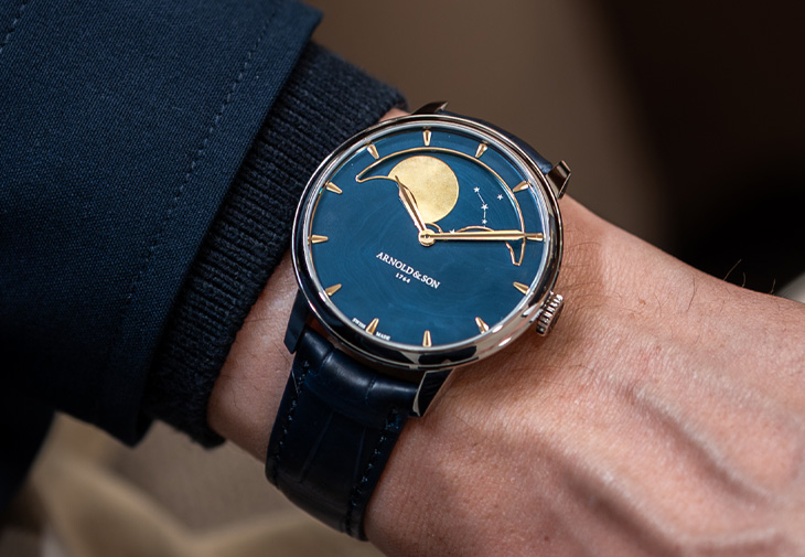 ARNOLD & SON亞諾錶Perpetual Moon 41.5 St Colours Of The Moon月相腕錶