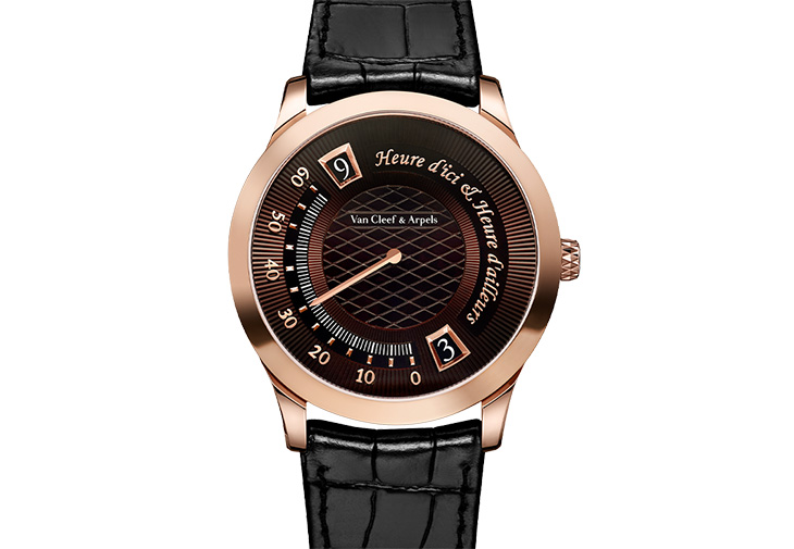 VAN CLEEF & ARPELS梵克雅寶Midnight Heure d'ici & Heure d'ailleurs