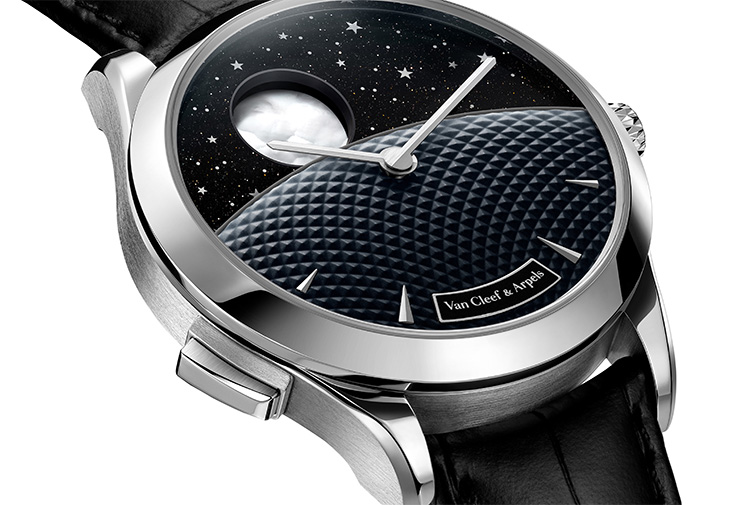 VAN CLEEF & ARPELS梵克雅寶Midnight Jour Nuit Phase de Lune日夜顯示月相腕錶