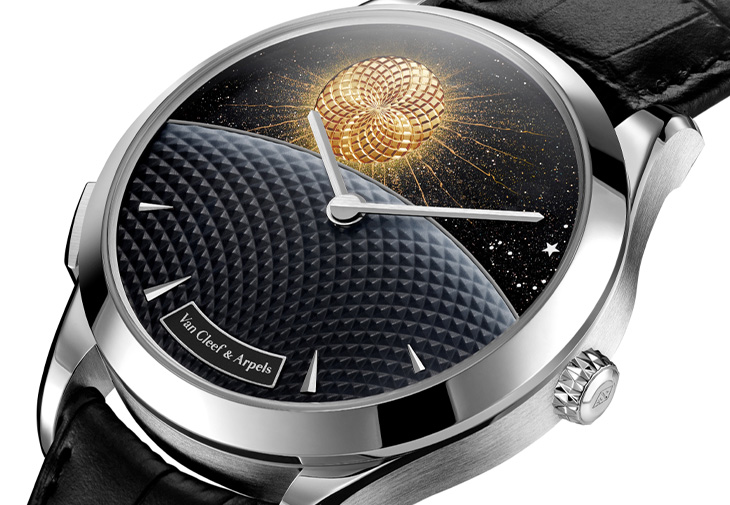VAN CLEEF & ARPELS梵克雅寶Midnight Jour Nuit Phase de Lune日夜顯示月相腕錶