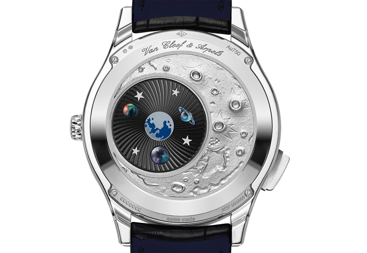VAN CLEEF & ARPELS梵克雅寶Midnight Jour Nuit Phase de Lune日夜顯示月相腕錶