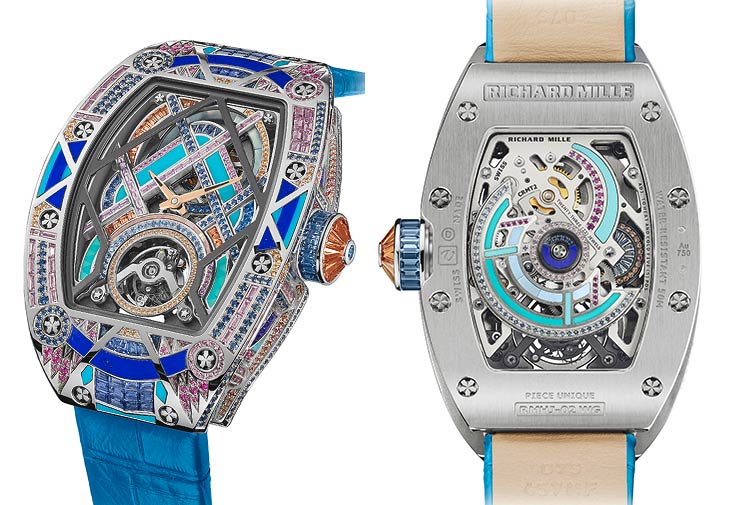 RICHARD MILLE RM HJ-02自製機芯自動上鍊陀飛輪腕錶