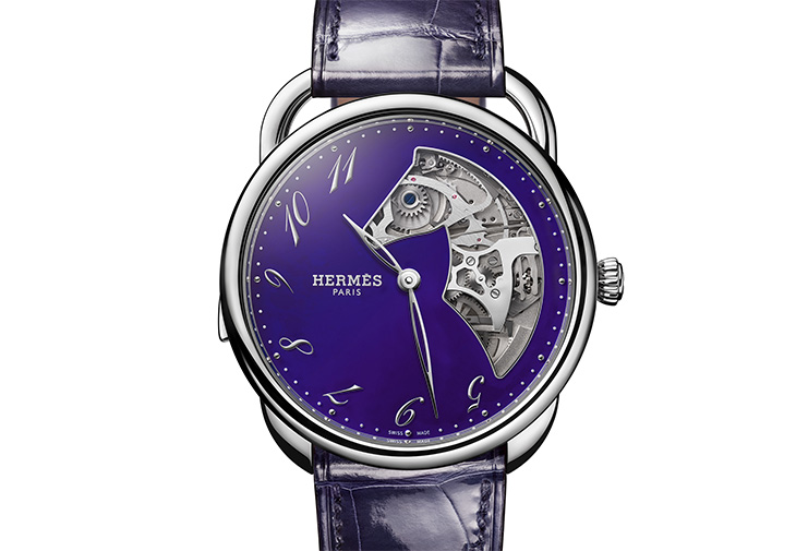 愛馬仕HERMÈS Arceau Samarcand 鏤空三問腕錶