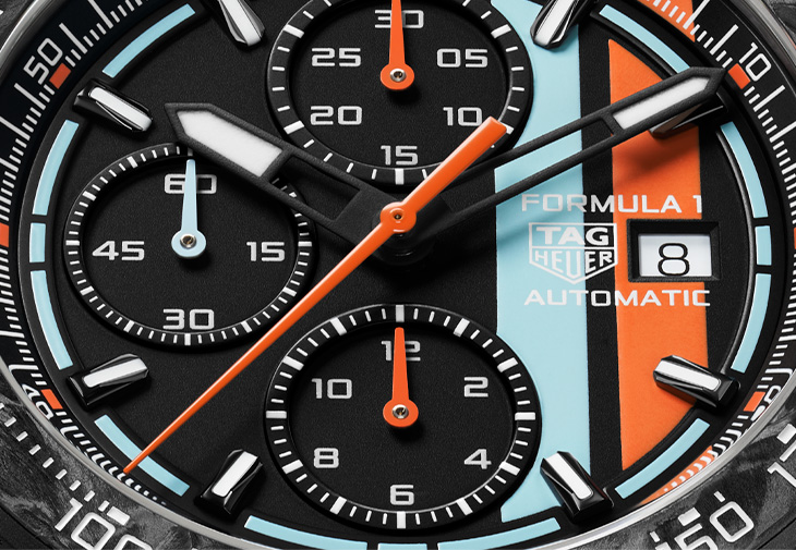 TAG HEUER泰格豪雅Formula 1 x Gulf 限量版計時腕錶