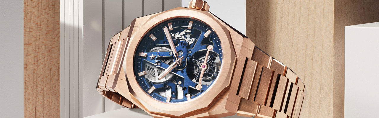 ZENITH真力時Defy Skyline Tourbillon Skeleton陀飛輪鏤空腕錶