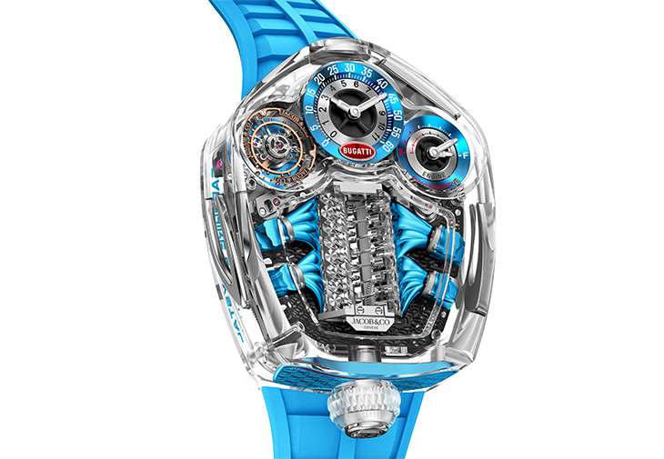 JACOB & CO. Bugatti Tourbillon 藍寶石水晶腕錶