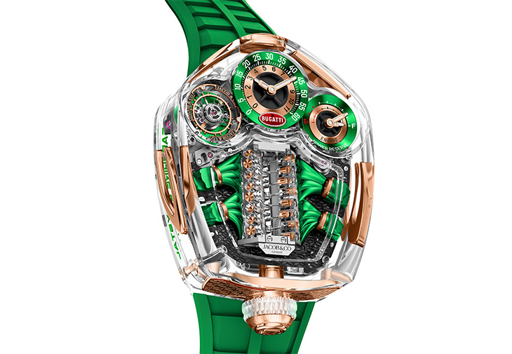 JACOB & CO. Bugatti Tourbillon 藍寶石水晶腕錶