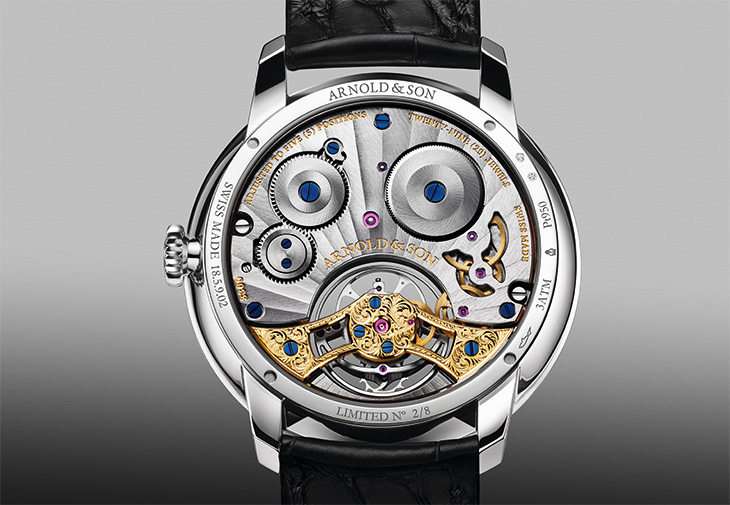 Arnold & Son亞諾表Ultrathin Tourbillon縞瑪瑙腕錶