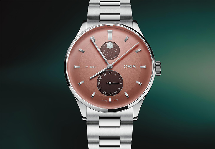 豪利時 ORIS Artelier雙時區月相 腕錶
