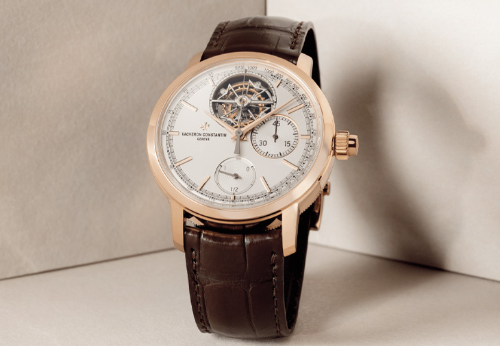 VACHERON CONSTANTIN江詩丹頓Traditionnelle陀飛輪計時腕錶