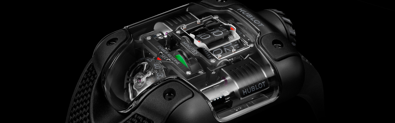 HUBLOT宇舶MP-10雙垂直上鍊陀飛輪陶瓷腕錶