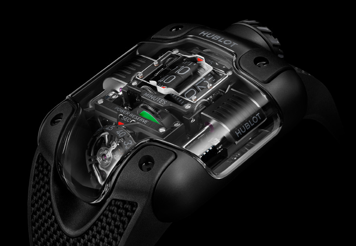 HUBLOT宇舶MP-10雙垂直上鍊陀飛輪陶瓷腕錶