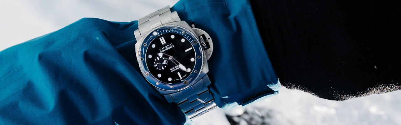 PANERAI沛納海Submersible 系列 44 毫米金屬鍊帶潛水腕錶PAM01756
