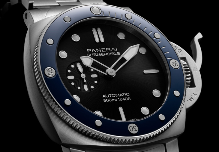PANERAI沛納海Submersible 系列 44 毫米金屬鍊帶潛水腕錶PAM01756