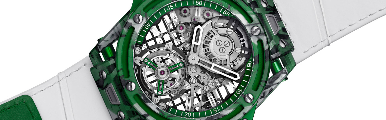 HUBLOT宇舶Big Bang 陀飛輪喬科維奇 GOAT 綠茵款