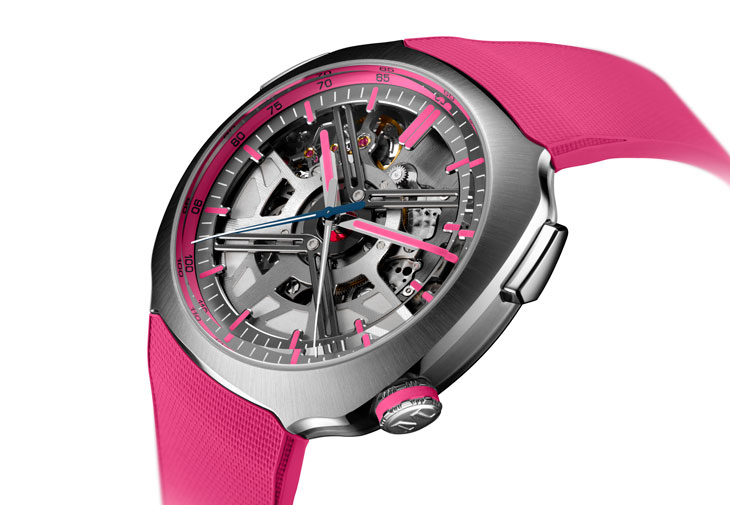 H.MOSER & CIE.亨利慕時Streamliner Alpine Drivers Pink Edition