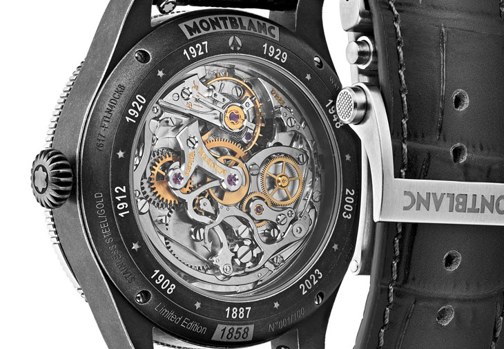 MONTBLANC萬寶龍1858系列Unveiled Timekeeper Minerva限量款100