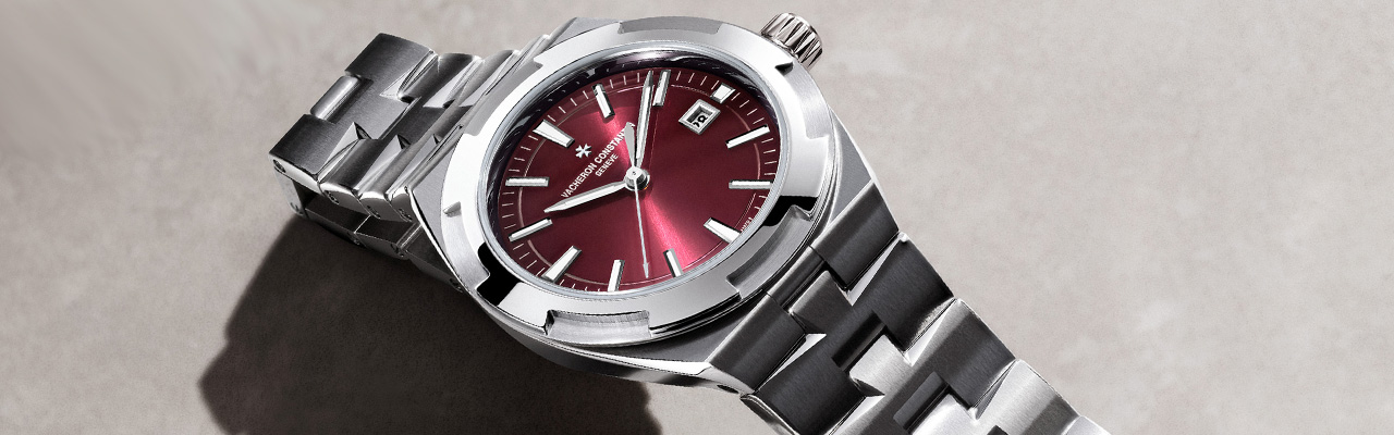 VACHERON CONSTANTIN江詩丹頓34.5毫米Overseas自動上鏈腕錶