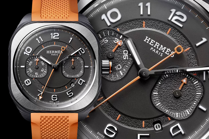 HERMÈS H08首個自製機芯計時款／H08 Chronographe單按把計時碼錶