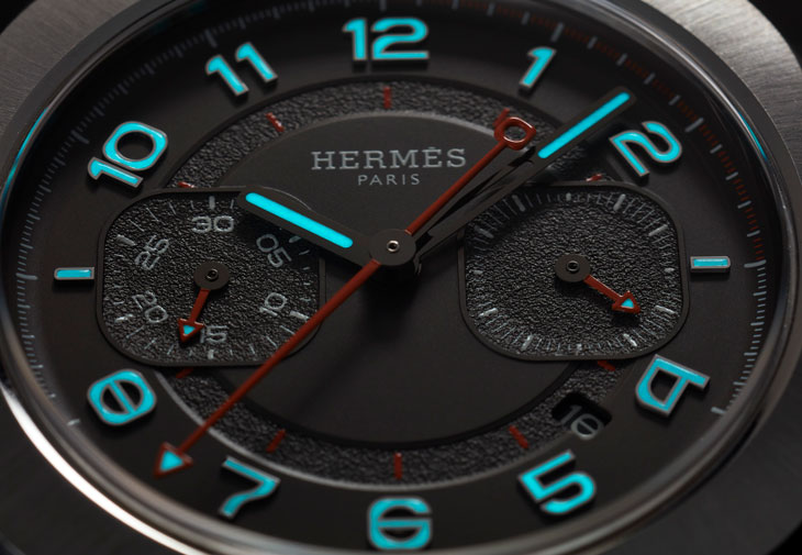 HERMÈS愛馬仕H08 Chronographe單按把計時碼錶