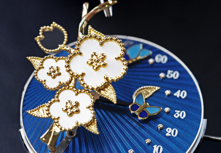 VAN CLEEF & ARPELS 梵克雅寶Lady Lucky Spring Butterfly跳時逆跳腕錶