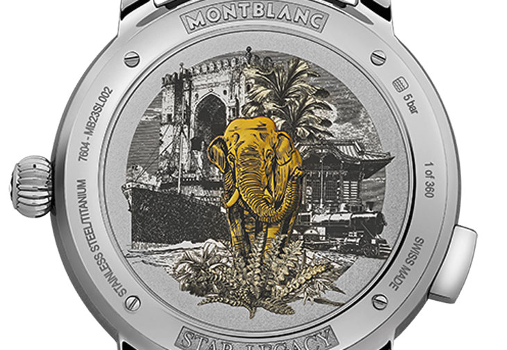 萬寶龍MONTBLANC明星傳承系列世界時區「環遊世界80天」腕錶