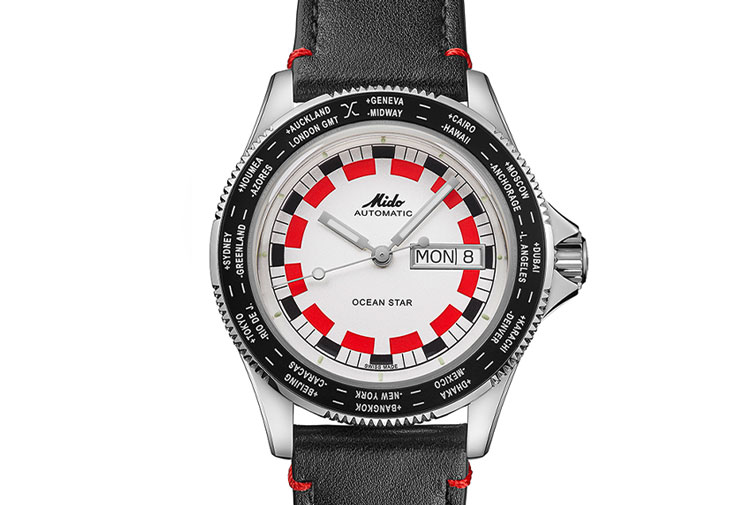 MIDO美度表Ocean Star Worldtimer世界時區腕錶