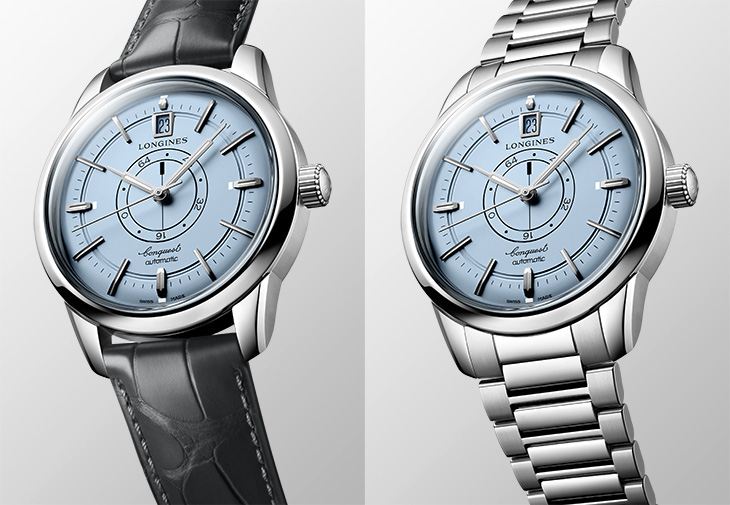 LONGINES浪琴表Conquest Heritage Central Power Reserve征服者復刻系列中央動力儲存指示腕錶