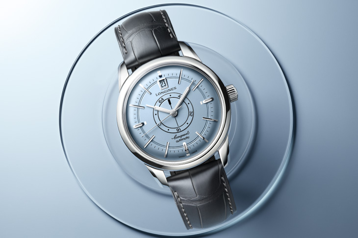 LONGINES浪琴表Conquest Heritage Central Power Reserve征服者復刻系列中央動力儲存指示腕錶