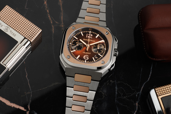 BELL & ROSS柏萊士BR-05 Chrono S.T. Dupont計時腕錶