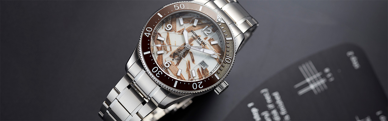 MONTBLANC萬寶龍Iced Sea系列日期顯示自動零氧腕錶限量版700