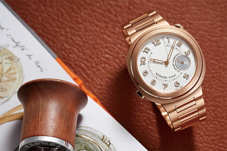 HERMÈS 愛馬仕Hermès Cut Le Temps Suspendu腕錶