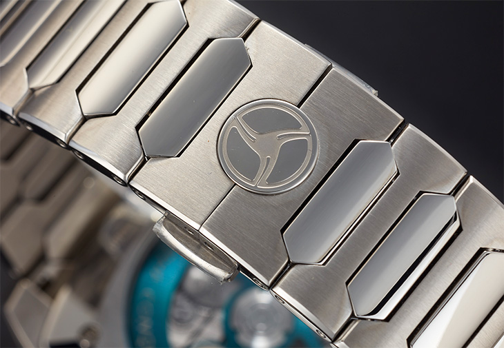 CYRUS賽瑞錶KLEPCYS GMT Palm Green Titanium Bracele
