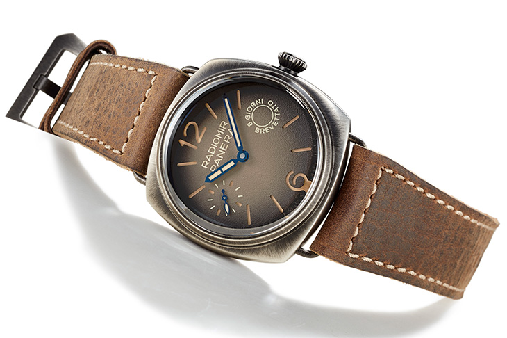 手工舊化錶殼，濃厚軍風的復古八日鍊／PANERAI Radiomir Otto Giorni PAM01347