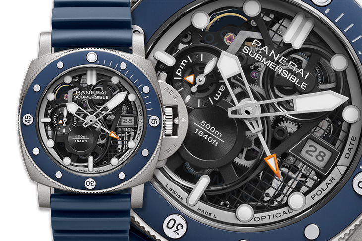 沛納海PANERAI Submersible兩地時間腕錶