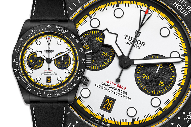 F1賽車靈感、全碳纖維錶殼、MT5813自製機芯、限量2,026只／TUDOR Black Bay Chrono Carbon 26