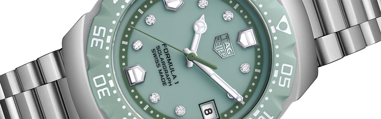 TAG HEUER泰格豪雅Formula 1 Solargraph腕錶粉彩 限量款