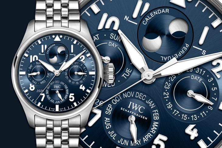 IWC ProSet技術突破克勞斯先生經典設計，萬年曆終於能雙向調校！錶徑縮至42mm／萬國錶大型飛行員ProSet萬年曆腕錶「小王子」特別版