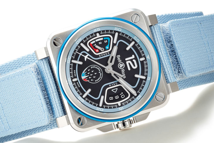 五度與法國飛行表演隊聯手合作，BELL & ROSS BR-X3 Patrouille de France限量腕錶