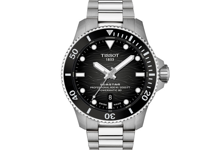 天梭表TISSOT海星系列防水600米專業版自動腕錶