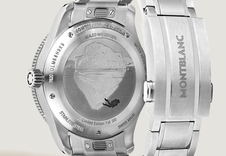 萬寶龍MONTBLANC Iced Sea系列日期顯示自動零氧腕錶限量版