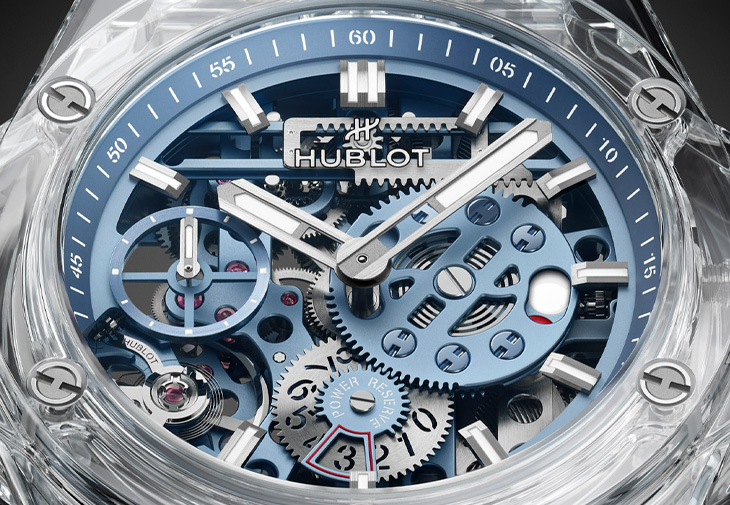 HUBLOT宇舶Big Bang Meca-10 十日鍊天空藍寶石腕錶