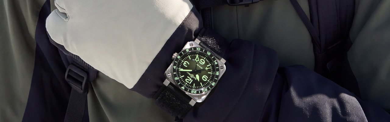 BELL & ROSS柏萊士BR-03 GMT Green Lum