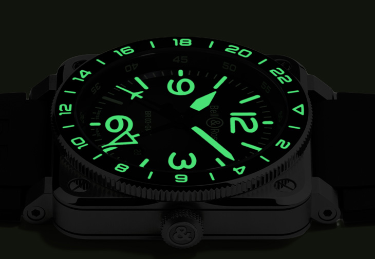 BELL & ROSS柏萊士BR-03 GMT Green Lum