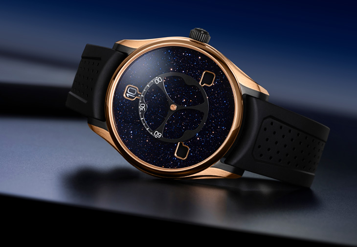 亨利慕時H. MOSER & CIE.開拓者Flying Hours 衛星跳時腕錶