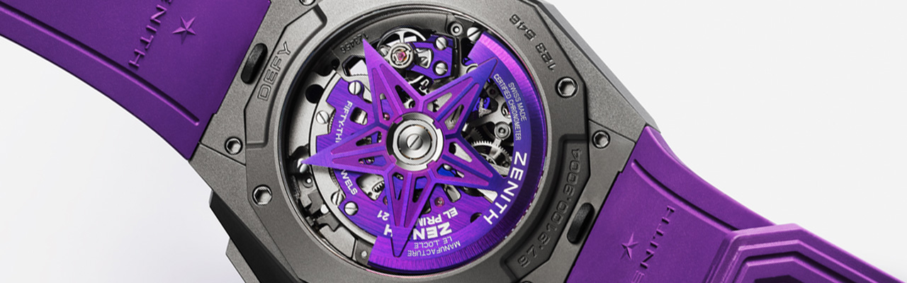 ZENITH真力時DEFY Extreme Ultraviolet挑戰極限幻紫腕錶